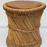 Mid-Century Rope Pouf