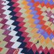 Vintage Turkish hallway rug 126x327 cm
