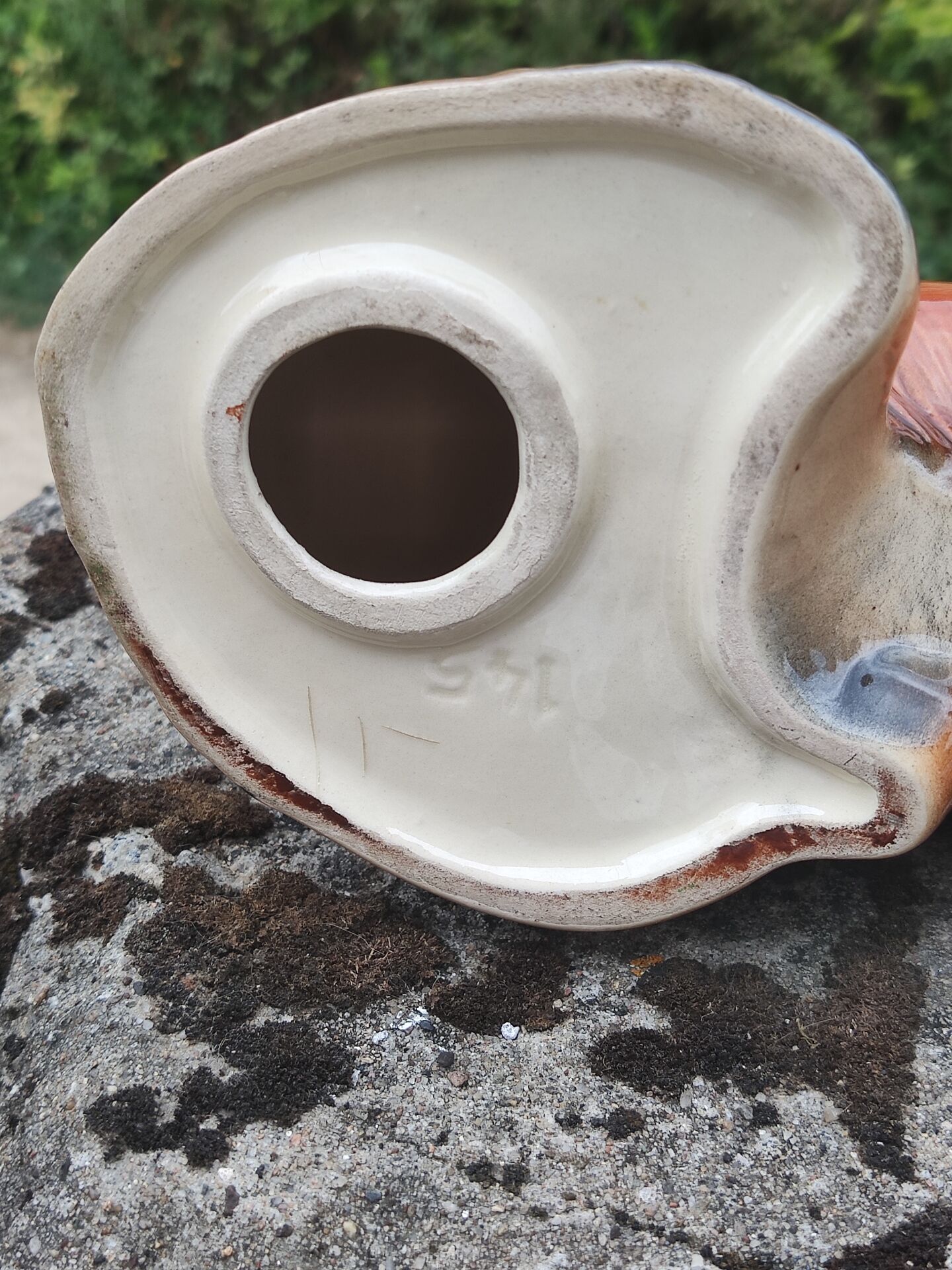 Large dachshund in German porcelain Cortendorf