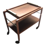 Scandinavian 60s serving table on wheels