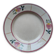 Set of 7 vintage dessert plates in Gien earthenware, model Jacqueline.