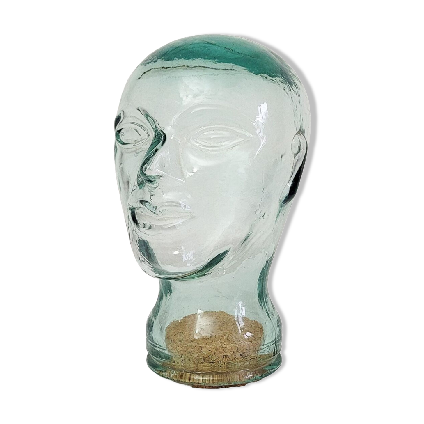 Vintage glass head