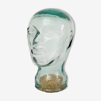 Vintage glass head