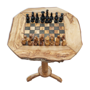 Table d'échecs avec - bois
