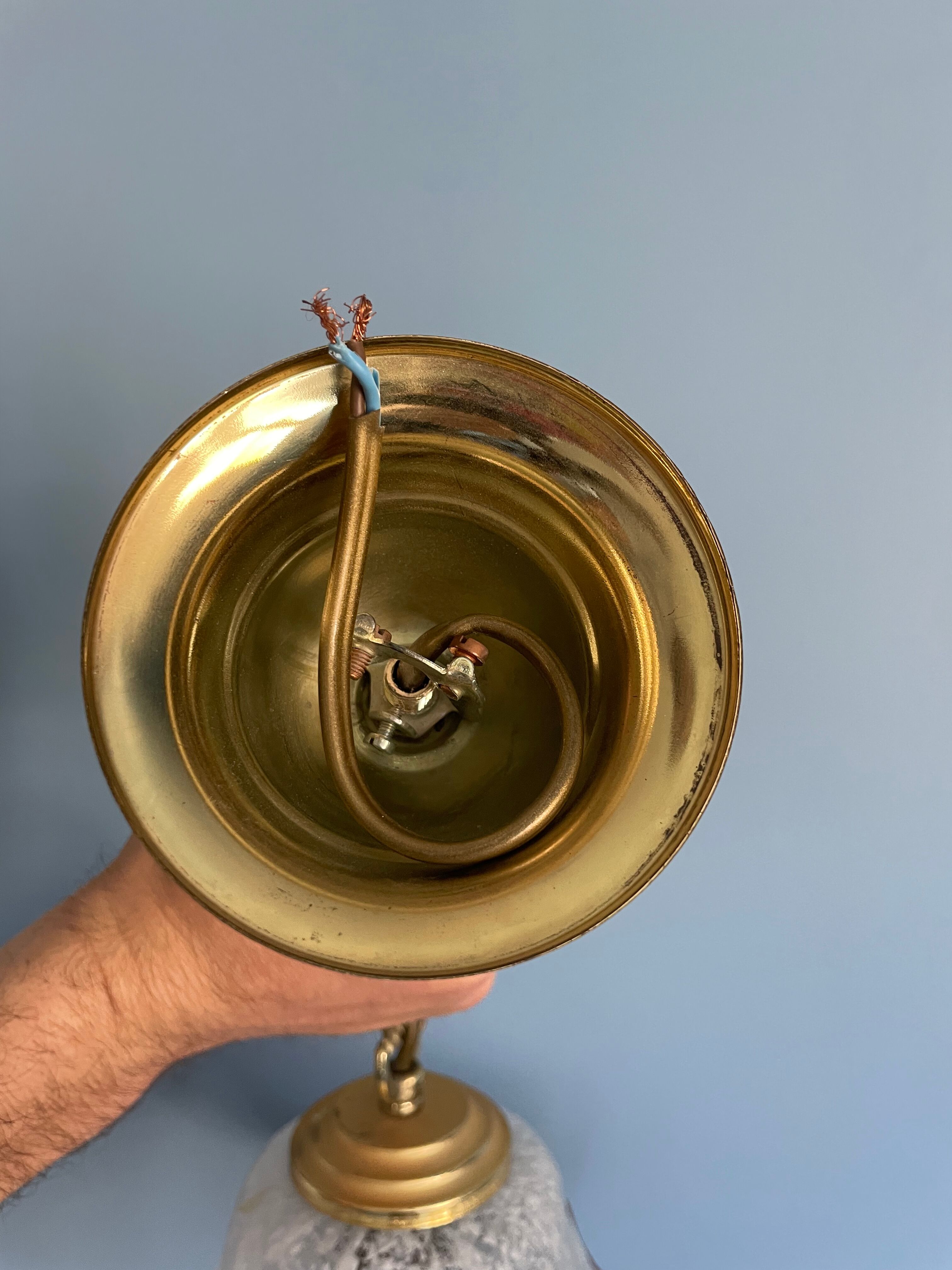 Chandelier tulips glass Mazzega Murano Pendant lamp 1970