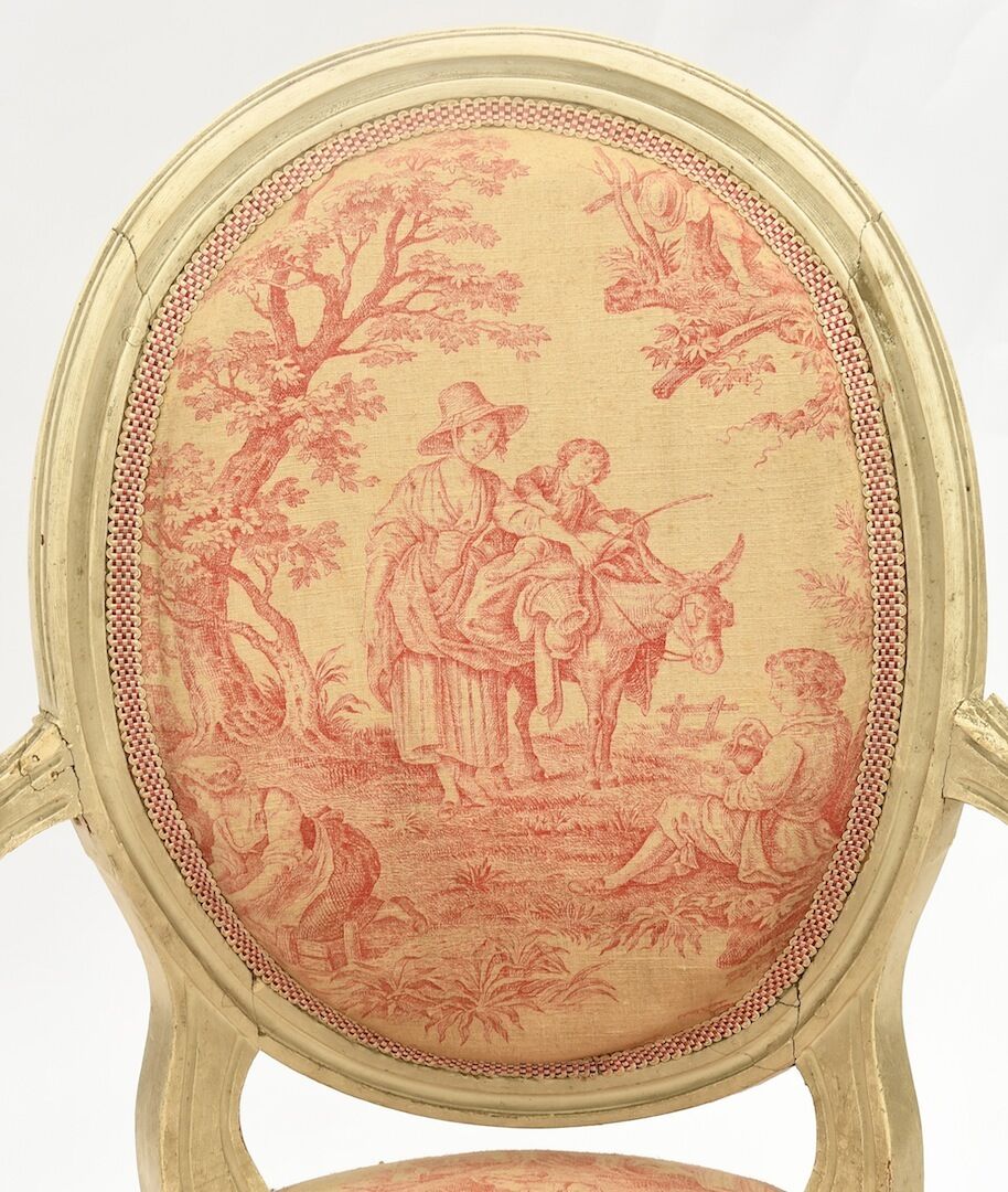 Louis XVI-style shepherdess chair