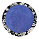 Tapis rond Artisca Vermont tufté main années 1980 France
