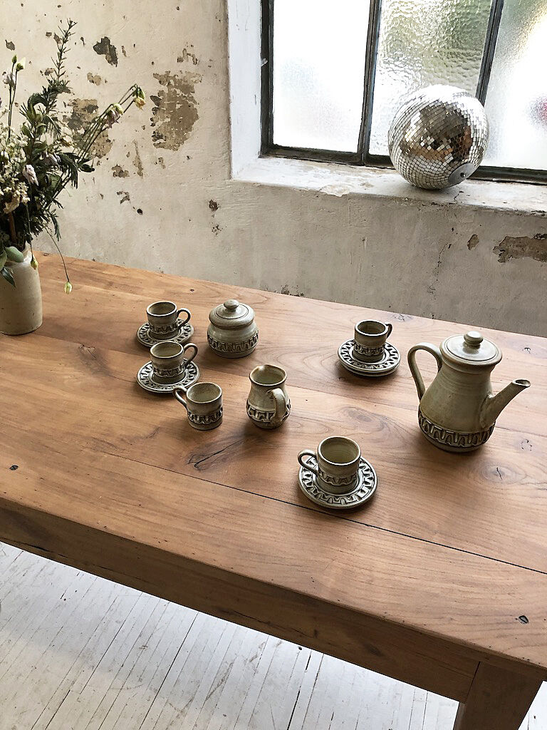 Coffee service - 6 cups Besson Vallauris