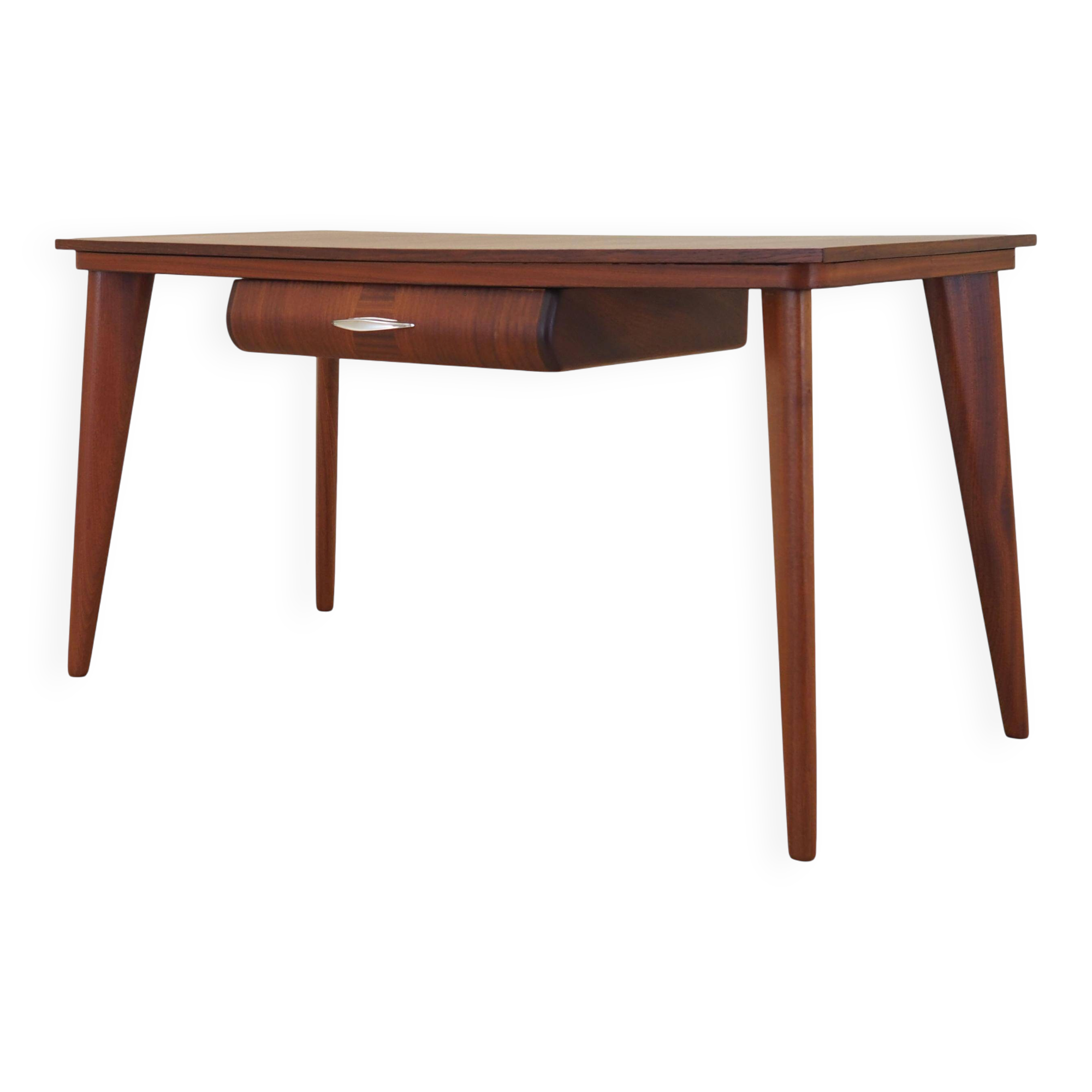 Oak desk, Italian design, 1970s, production: Italy