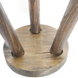 Farm tripod stool, rustic, vintage