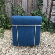 Fauteuil et ottoman années 80