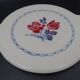 Digoin earthenware pie dish - Sarreguemines- Model Cannes - Rose decoration - circa 1940