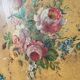 Old and large painted sheet metal tray / late 19th century
