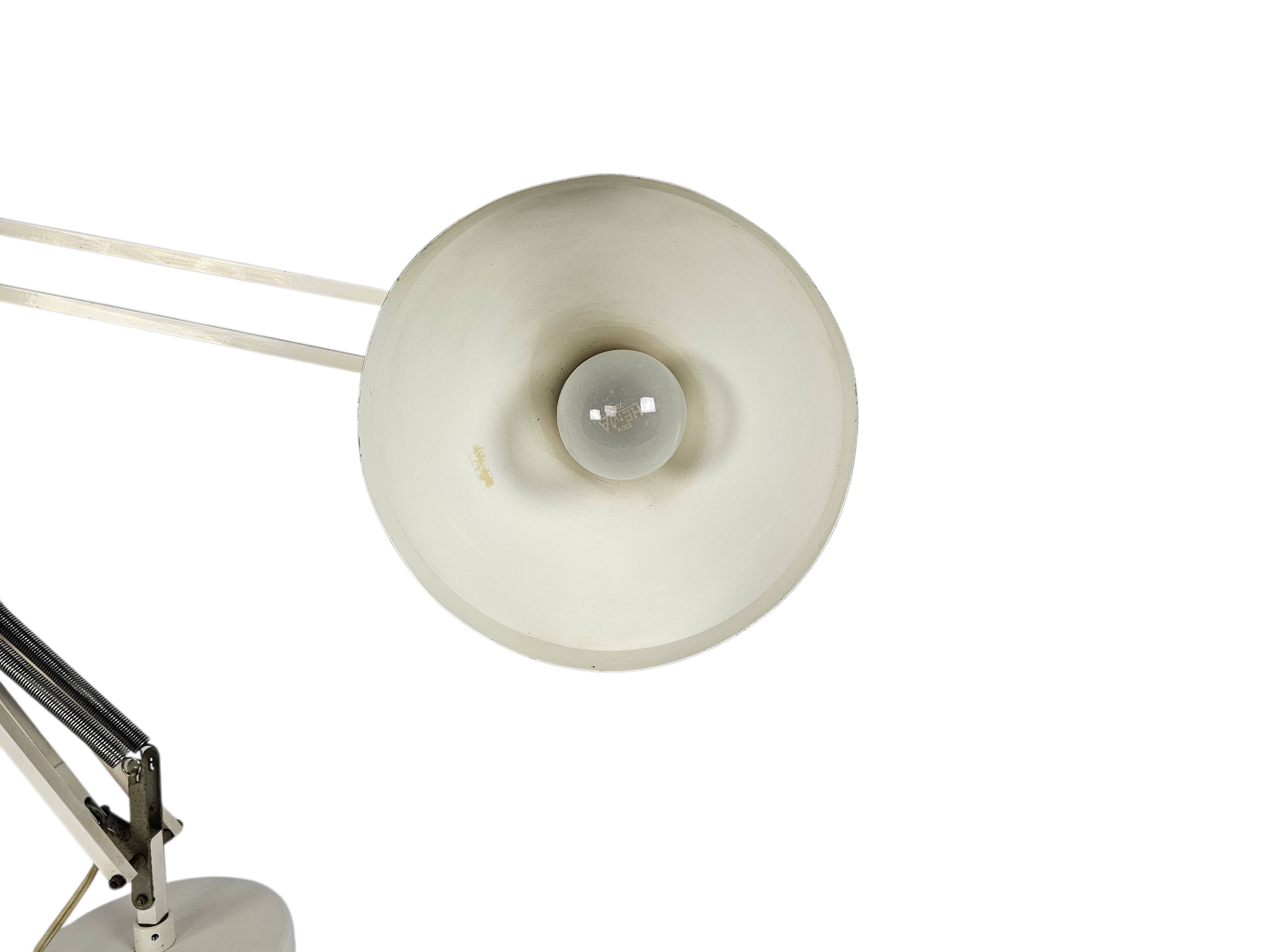 Hala Zeist - Lampe architecturale - Applique murale - Busquet - Blanc cassé - Années 1960