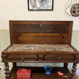 Console or turned wooden service table
