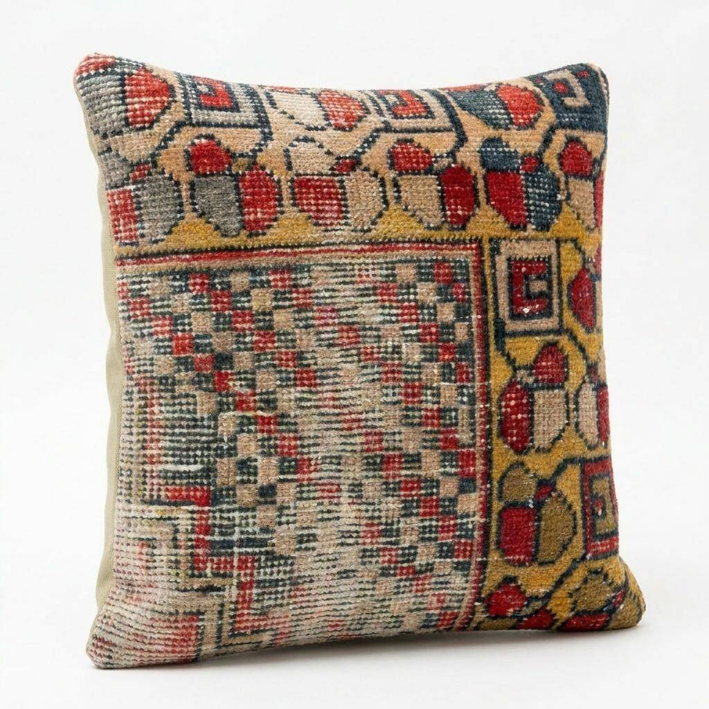 Vintage kilim cushion cover 43x43 cm