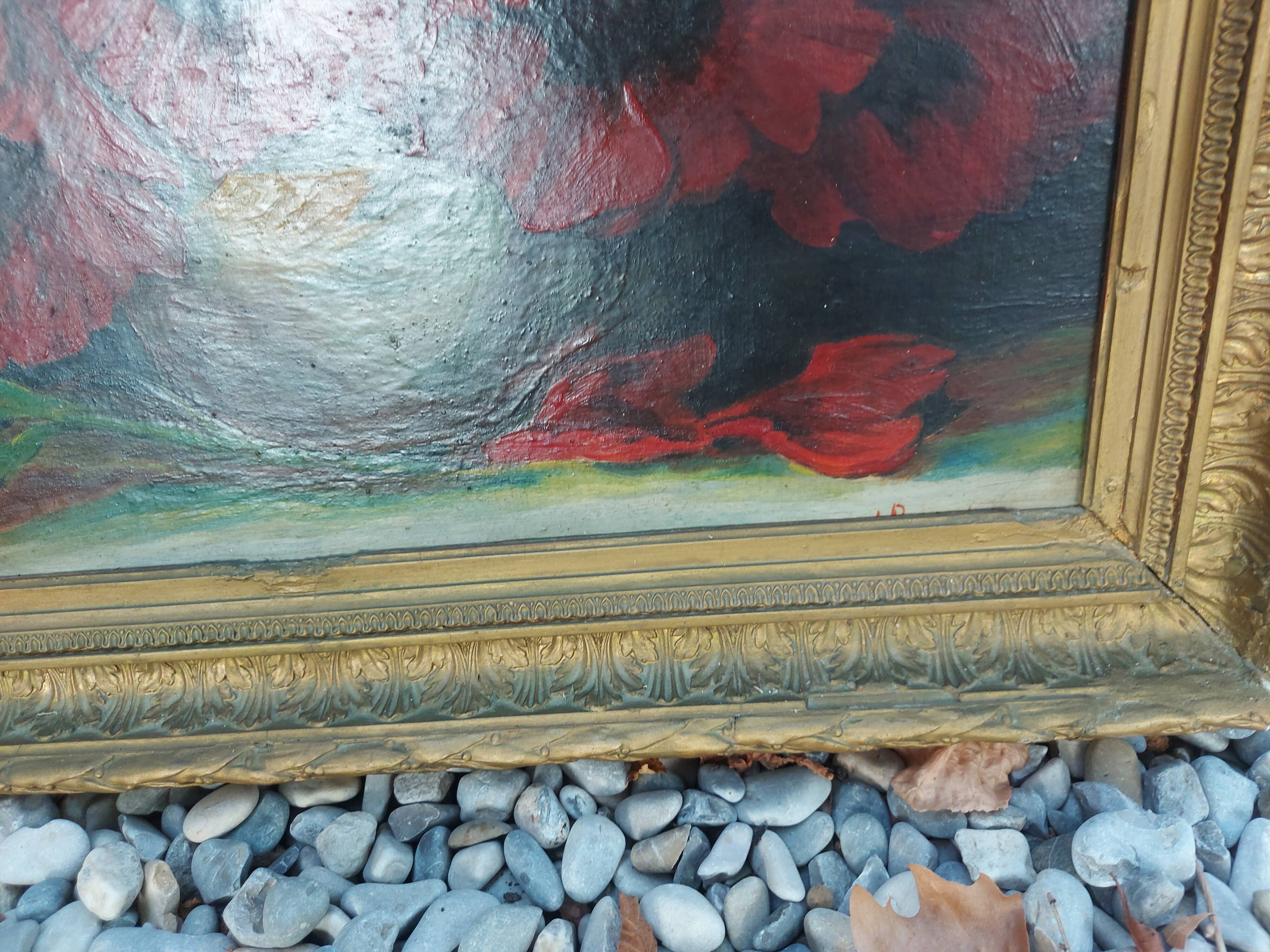 Painting, painting bouquet of flowers