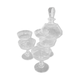 5 crystal champagne glasses
