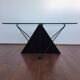 postmodern Dutch design metal coffee table from the 80s or 90s