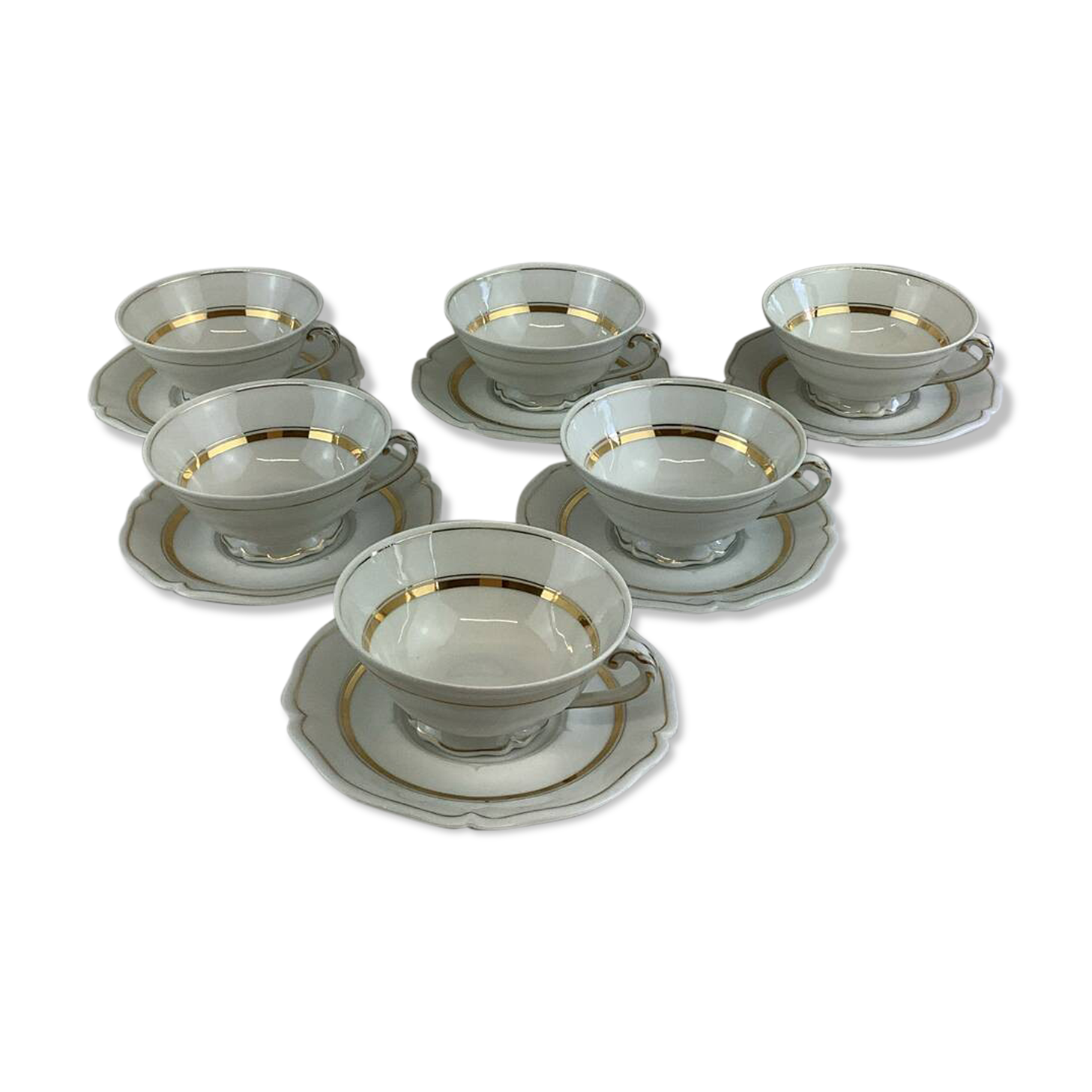 Tasses & soucoupes Porcelaine Royale Limoges