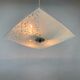 Mid century glass pendant by Napako, Czechoslovakia, 1960's