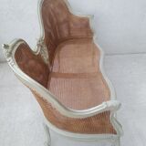 Salon Louis XV with double patinated cannage
