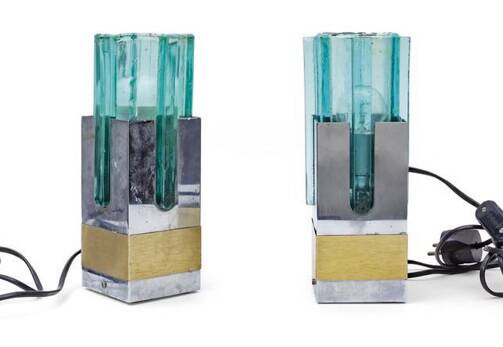 Table lamps by Gaetano Sciolari, Italy 1970s