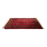 Tapis d'orient noué à la main en laine et soie