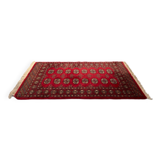 Tapis d'orient noué à la main en laine et soie