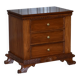 Ensemble de commodes en bois dur avec bases finement sculptées