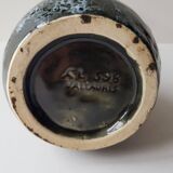 60s designer ceramic vase signed Vallauris Height 28.5cm