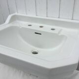 White ceramic washbasin, 1950