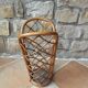 Porte-parapluie en rotin vintage
