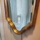 Long gilded mirror Louis XV style, 95x35 cm
