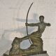 Sculpture en bronze art déco Victor Demanet (1895-1964) « archer »