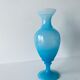 Blue opaline vase