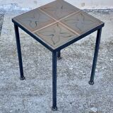 Small vintage 1950s ceramic side table.
