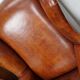 Set of 2 vintage club armchairs in cognac leather, Netherlands