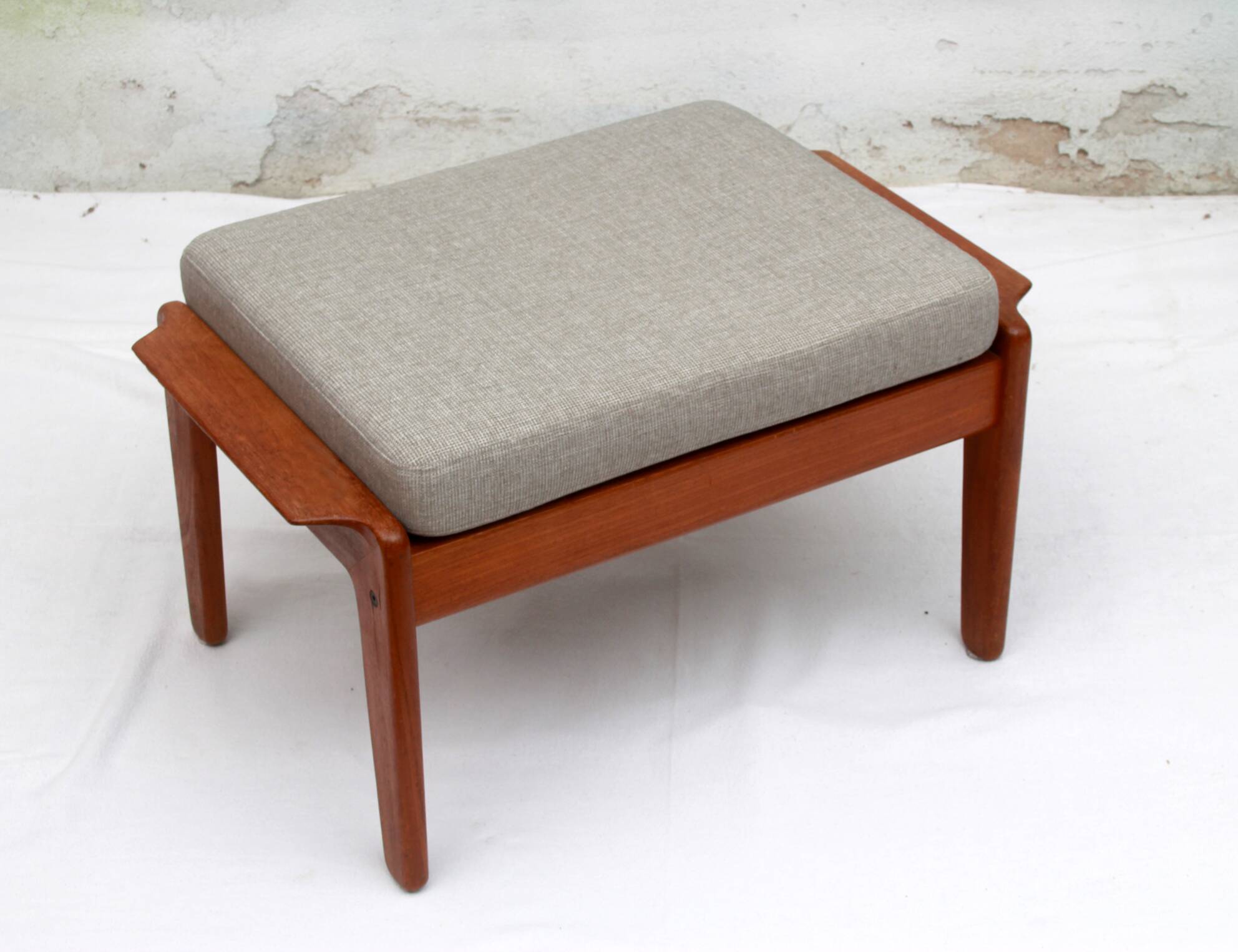1960s stool in teak, Arne Wahl Iversen for Komfort