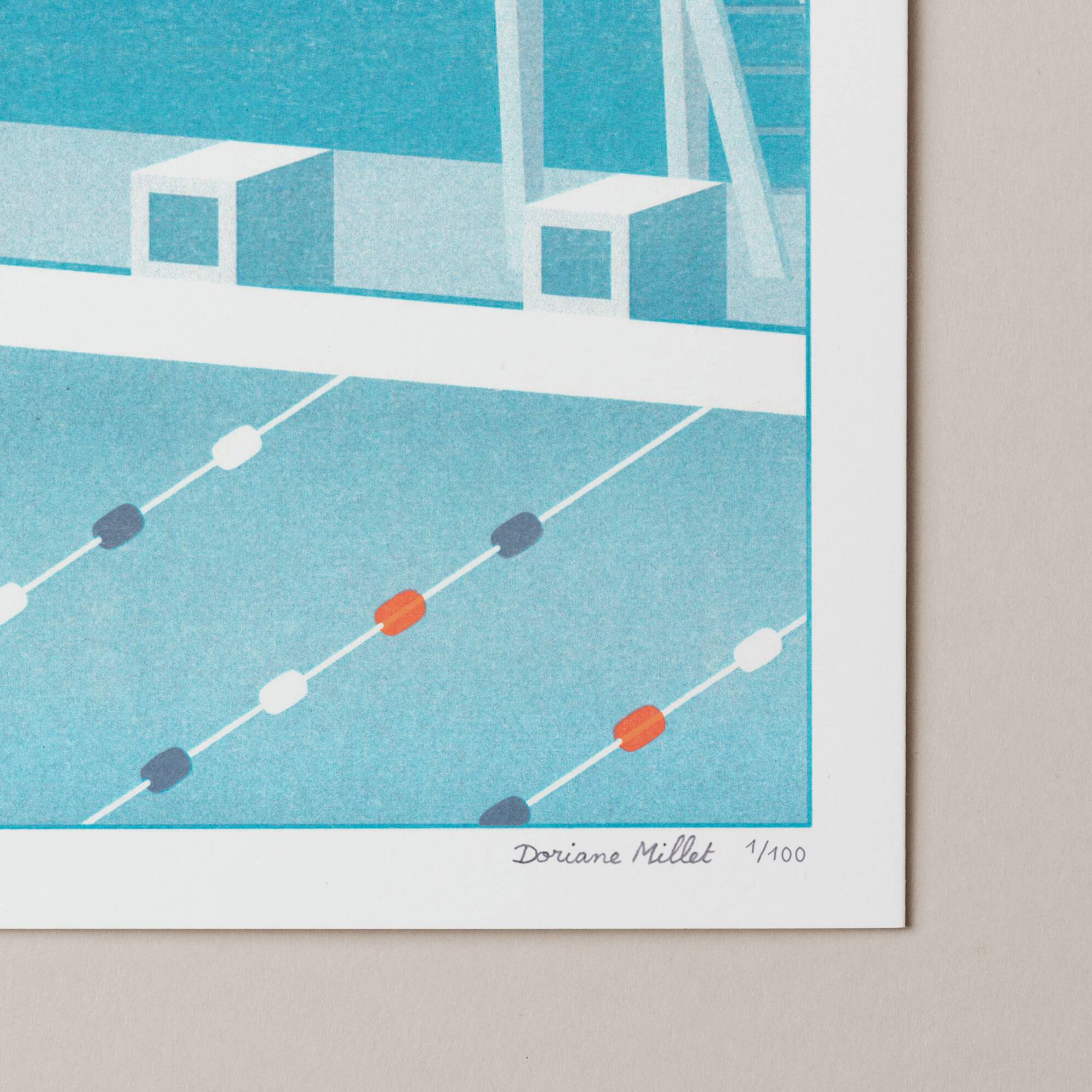 The Little Mermaid, A4 Risograph, Limited Edition