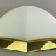 70s Limburg Glashütte Plafoniere ceiling lamp glass space design lamp 70s