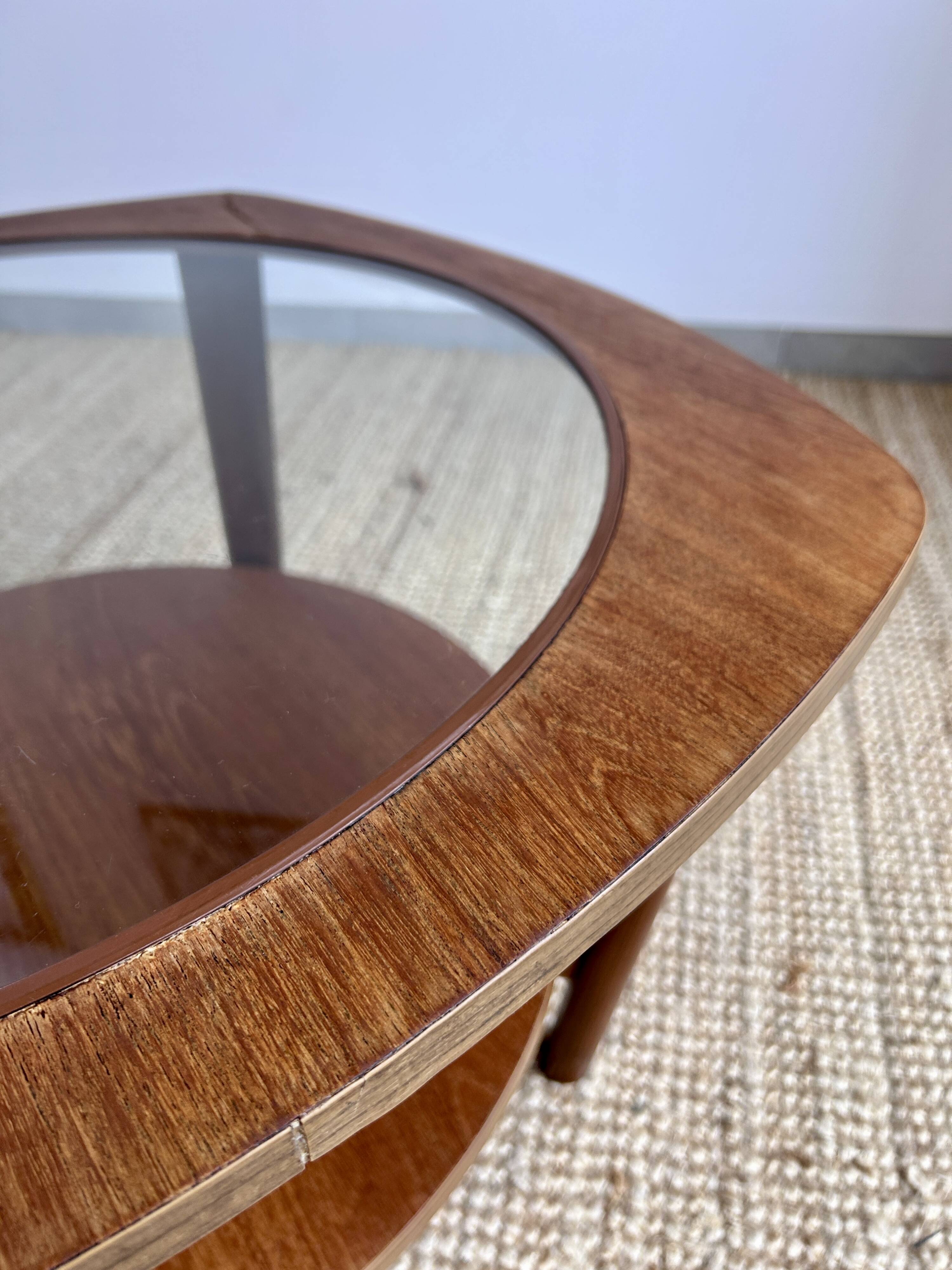 Mid-Century English teak coffee table