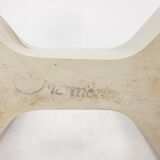 Table basse italienne marmorino du milieu du siècle, années 1950