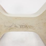 Table basse italienne marmorino du milieu du siècle, années 1950