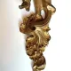 Pair of Régence style wall sconces in gilded bronze