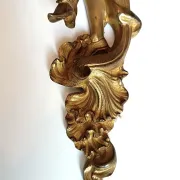 Paire d'appliques style Régence en bronze doré