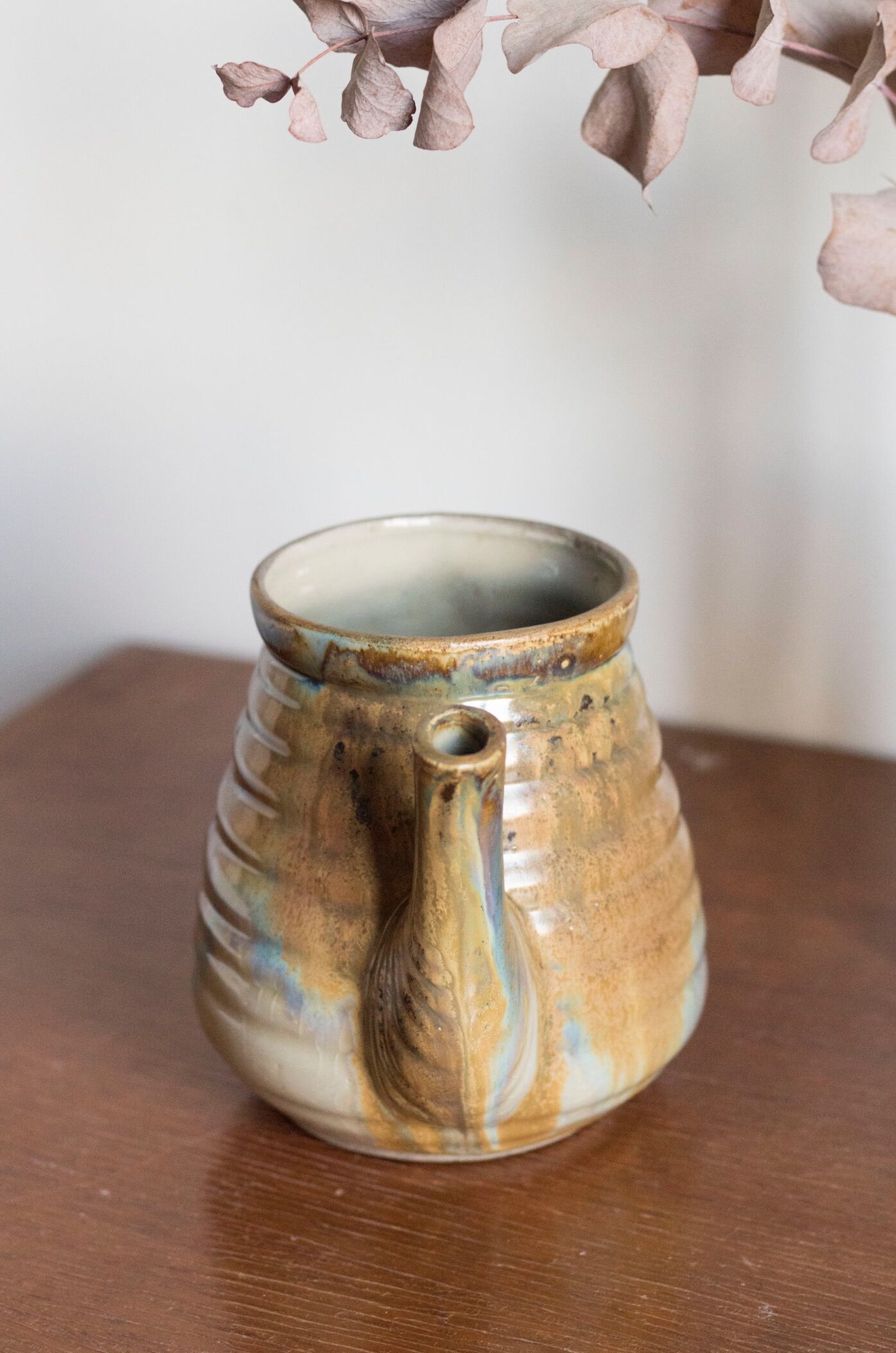 Vintage enamelled pitcher