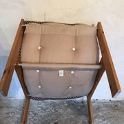 Vintage armchair in pine 1980's