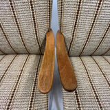 A pair vintage Cocktail chairs with stripes