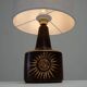 Pair of Sun series table lamps by Søholm for Bornholm